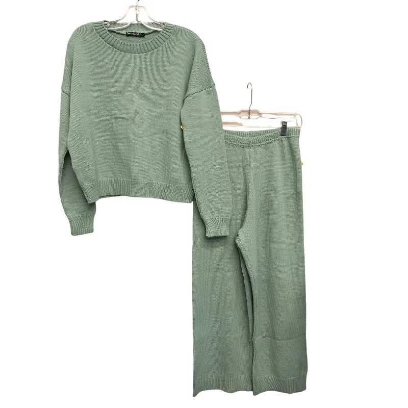 Pants Set 2Pc By Nasty Gal In Green, Size:4